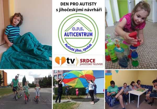 Koláž Den pro autisty s Jihočeskými návrháři Koláž Den pro autisty s Jihočeskými návrháři